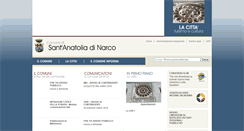 Desktop Screenshot of comunesantanatolia.it